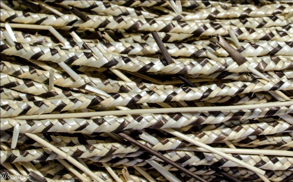 imagen de Cuelcha teñida tejido de 4 pajas