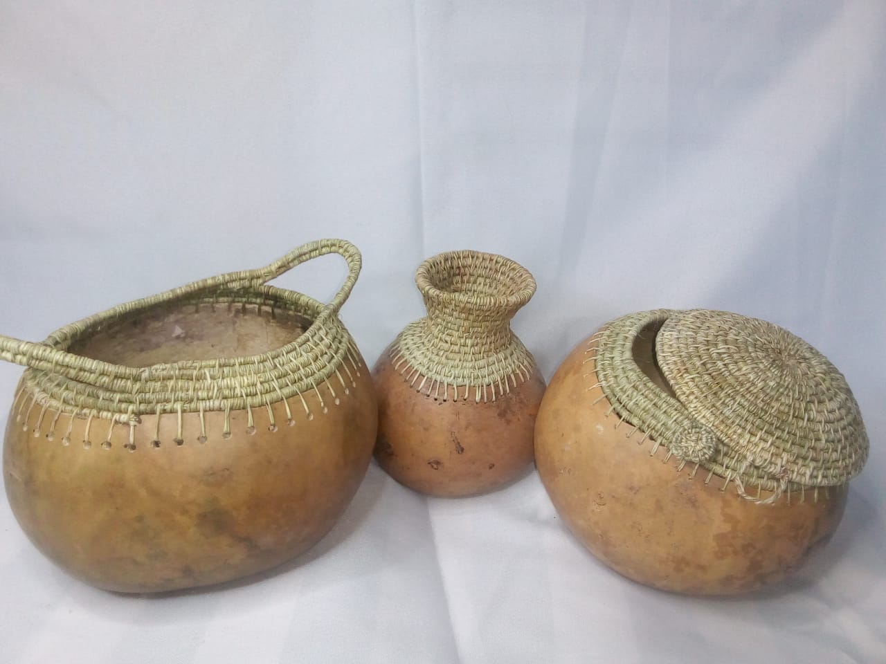 imagen de Cestería pita y calabaza